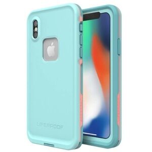 Lifeproof Frē Live 360 iPhone X Wipeout Blue Phone Case Water/Snow Proof New